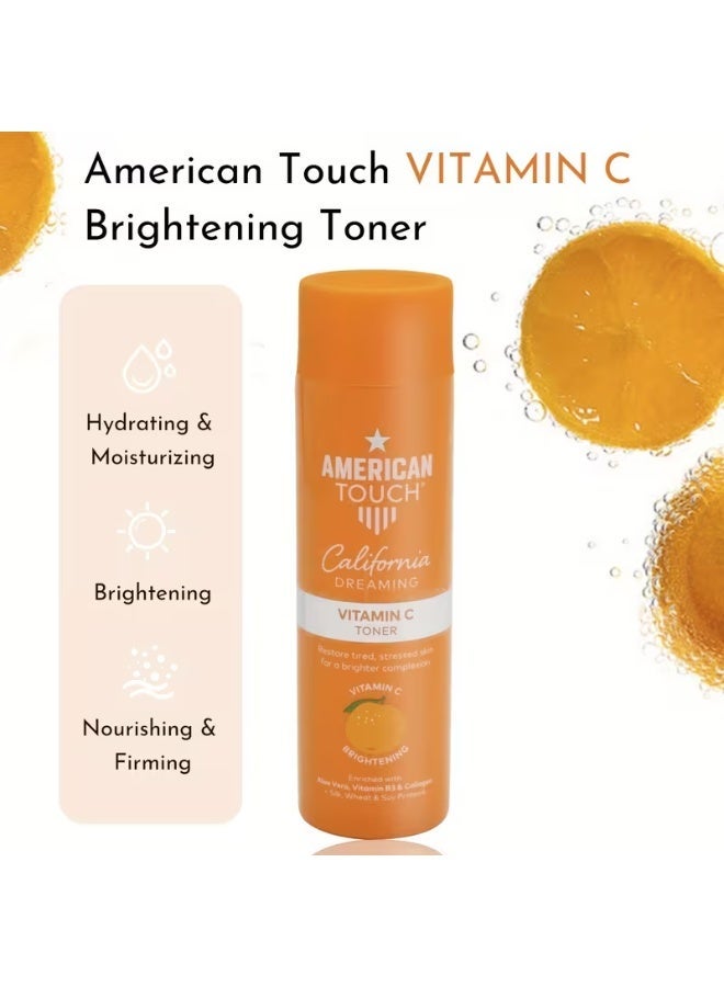 American Touch California Dreaming Vitamin C Toner Brightening  200ML - Image 4